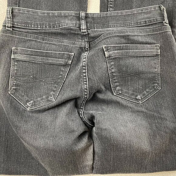 Lee Riders Womens Jeans Size 12P  Black Denim With Stretch Waist & Pockets - Picture 9 of 9